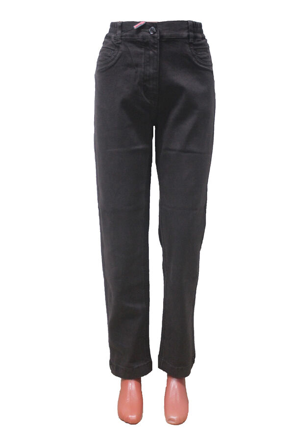 Feimailis M-BL72739-4108-5--Слегка приуженные коричневые джинсы ЕВРО р.15,23