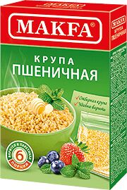 MAKFA Крупа Макфа кор. Пшеничная Полтавская 400г (6 пак)