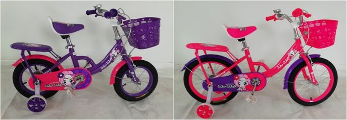 Велосипед 14&quot; (на рост 104-110 см) арт. 14-03  цв. розовый