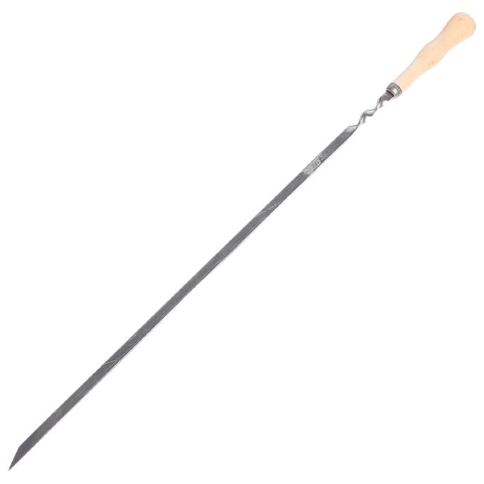 Шампур с деревянной ручкой 61 ? 1 см , толщина 2 мм