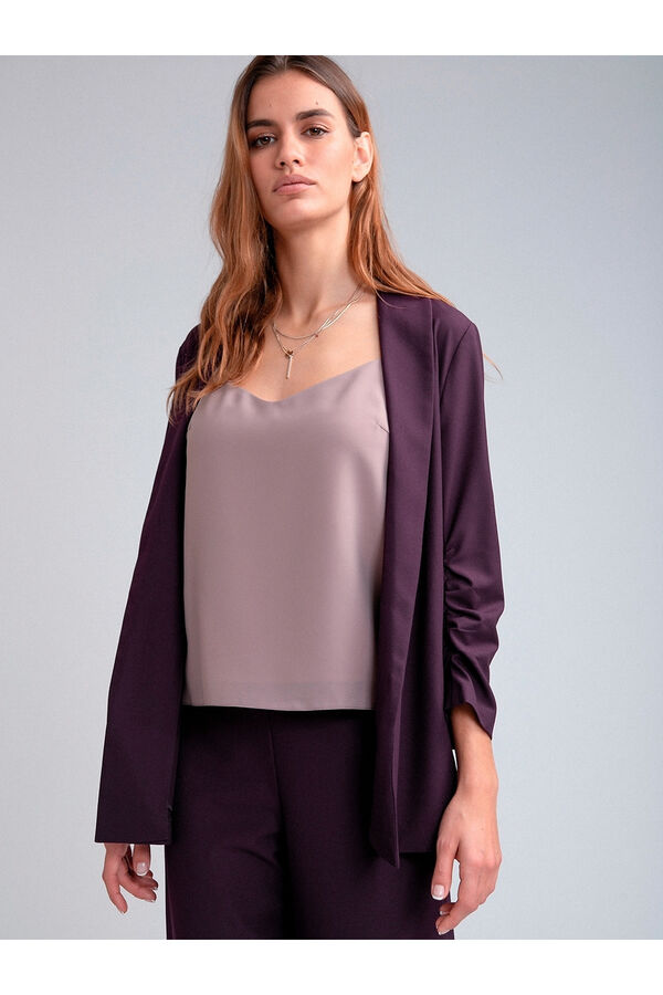 #98853 Жакет (Emka Fashion) фиолетовый