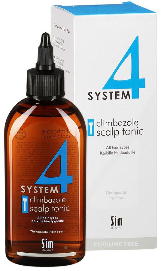 System 4 тоник. 4 System Climbazole Scalp Tonic. Тоник т система 4. Терапевтический тоник т System 4 200 мл. Тоник для стимуляции роста волос "т" 200мл System 4.