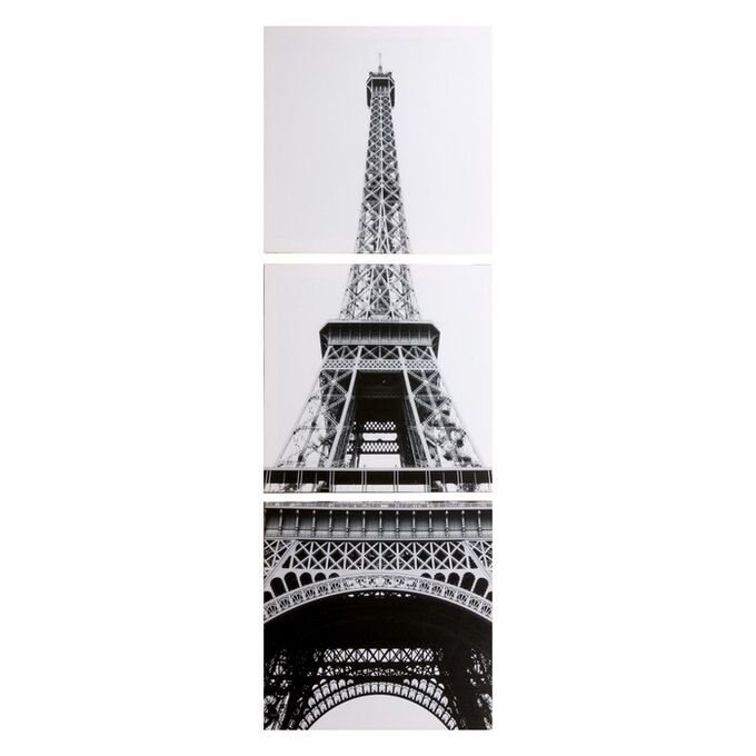 СИМА-ЛЕНД Модульная картина &quot;Эйфелева башня&quot; (3-35х35) 35х105 см