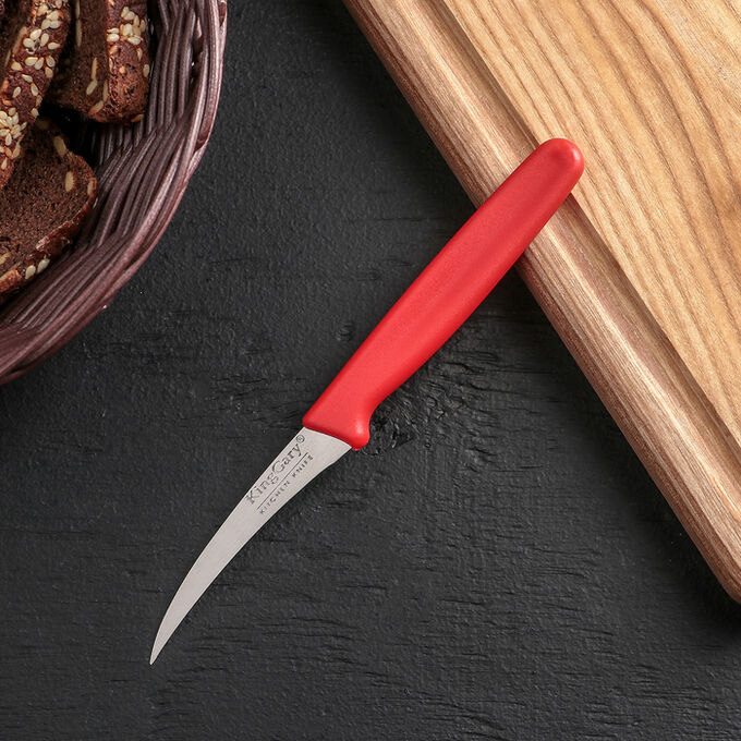 СИМА-ЛЕНД Нож для чистки овощей «Эконом», лезвие 7,3 см, цвет МИКС
