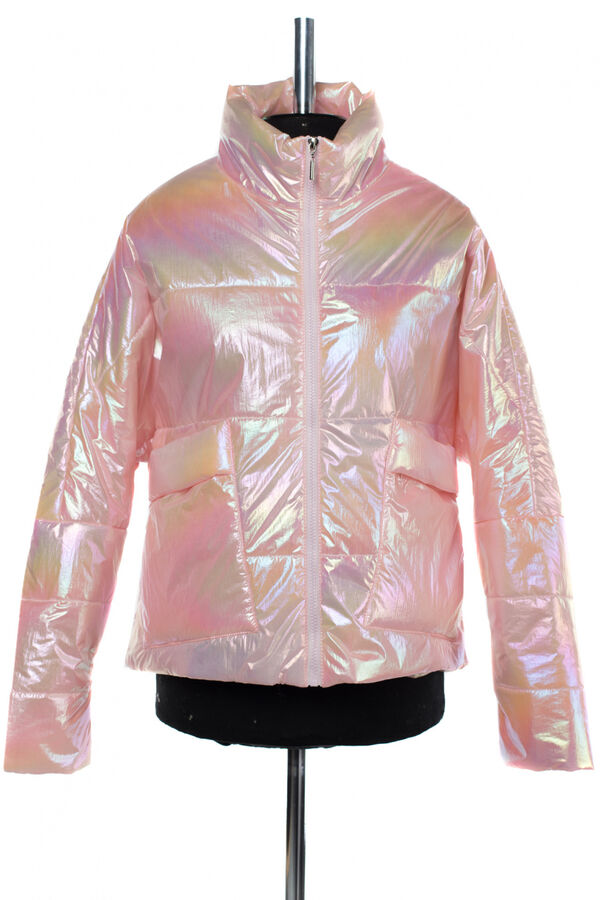 04-2524 Куртка демисезонная (синтепон 100) Плащевка розовый