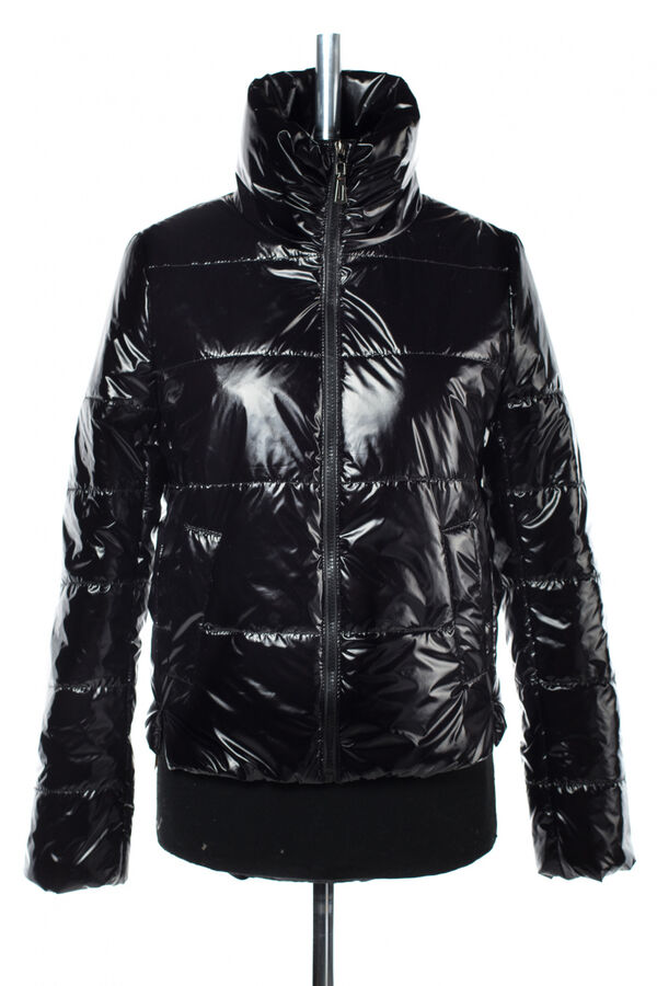 04-2508 Куртка демисезонная (синтепон 100) Плащевка черный