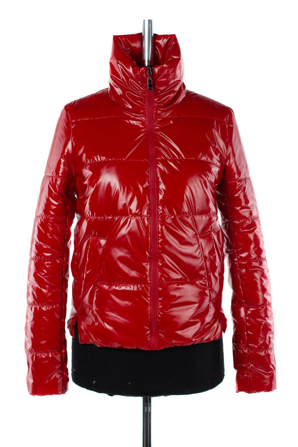 04-2502 Куртка демисезонная (синтепон 100) Плащевка красный