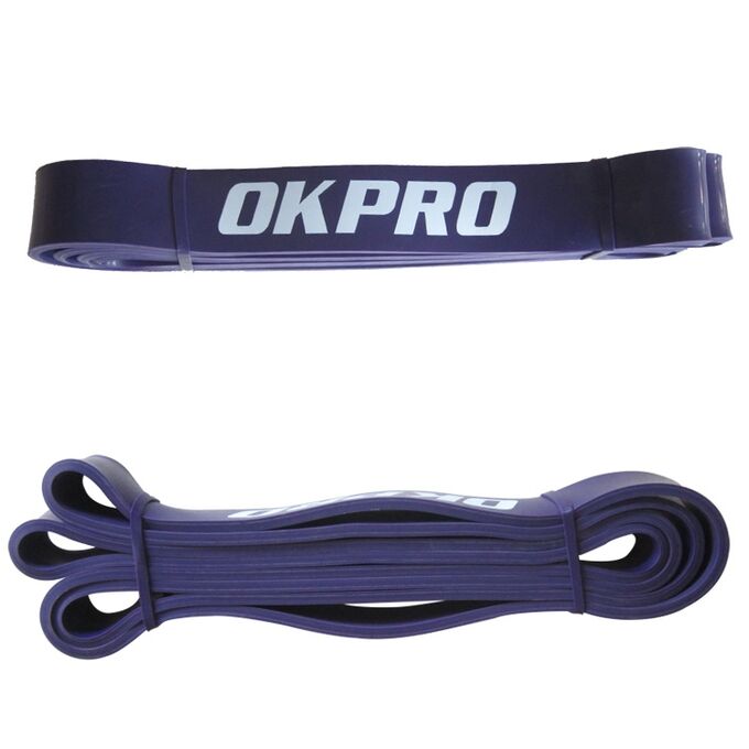 Резиновая петля тренировочная M (3,2 см) OKPRO OK1925 фиолетовая