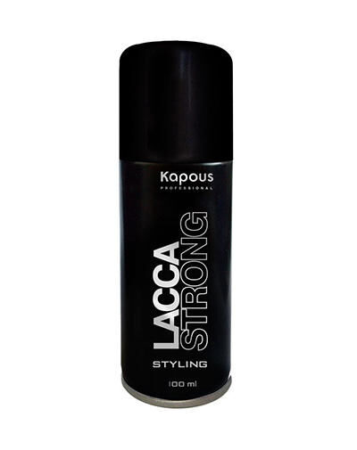 Капус Профессионал Лак аэрозольный для волос сильной фиксации Lacca Strong, 100 мл (Kapous Professional, Kapous Professional)