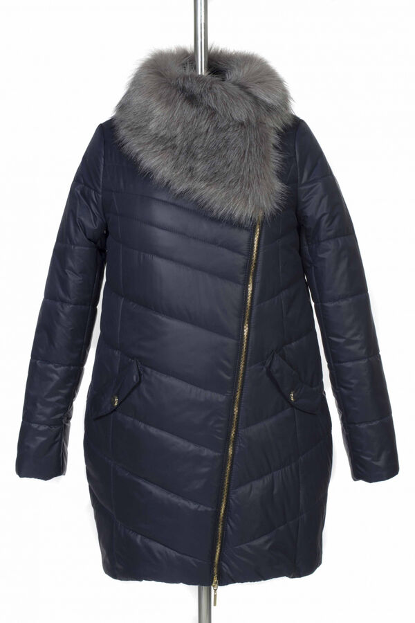 05-0570 Куртка зимняя Scandinavia (Синтепон 300) SALE Плащевка темно-синий