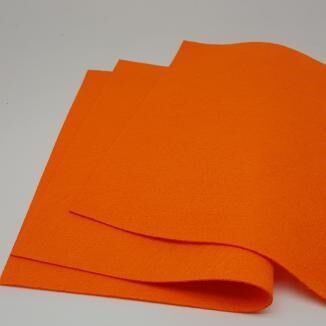 Фетр Skroll 20х30, жесткий, толщина 1мм цвет №021 (orange)