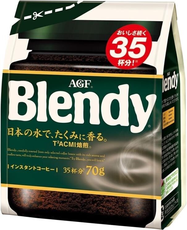 Blendy Кофе AGF Бленди растворимый, м\у 70г