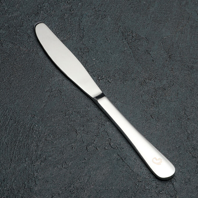 Нож столовый Доляна «Таун», h=22,5 см, цвет серебряный