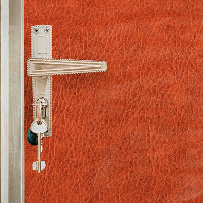 Комплект для обивки дверей 1,1 х 2 м, иск.кожа, поролон 5 мм, &quot;Рулон&quot; коричневый