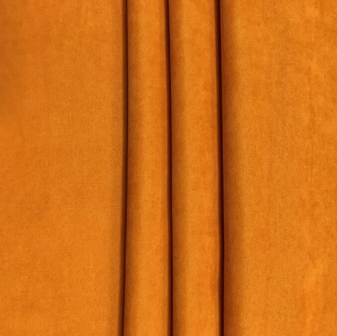 Шторы &quot;Канвас&quot; оранжевый 2 полотна 2,5м