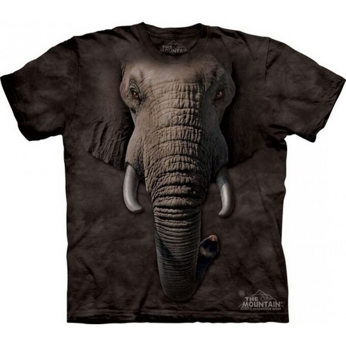 Мир Маек 3д футболка морда слона