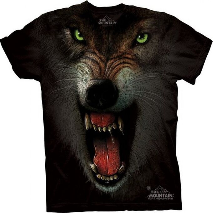Мир Маек 3д футболка волк