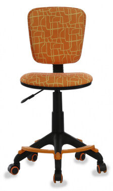 Кресло детское Бюрократ CH-204-F/GIRAFFE оранжевый жираф колеса оранжевый