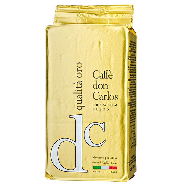 Carraro Кофе CAFFE DON CARLOS QUALITO ORO 250г молотый