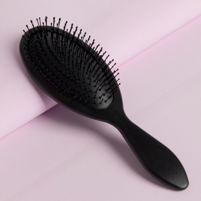 Queen fair Расчёска массажная, 6,5 x 22 см. цвет чёрный