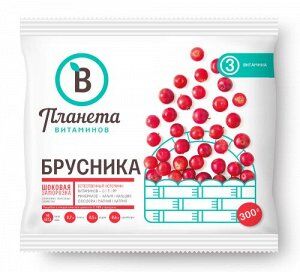 Брусника, Планета Витаминов, 300 г,