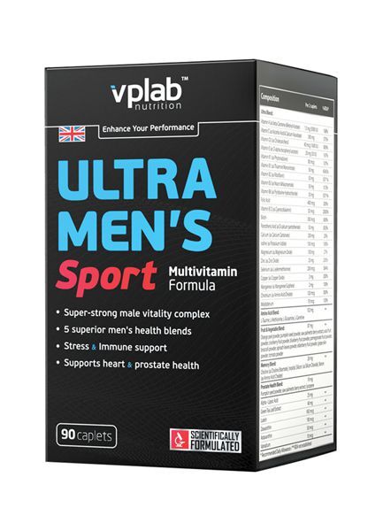 VPLab Nutrition Мультивитамины VPLab Ultra Men&#039;s Sport Multivitamin - 90 таб.
