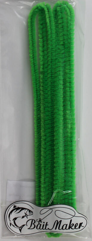 Материал для вязания приманки BaitMaker (синель-проволока, 3шт, 6мм*30см, темно-зеленый)