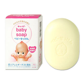 COW Детское мыло для чувствительной кожи с натуральными сливками и скваланом &quot;QP Baby Soap&quot; (кусок 90 г) 144
