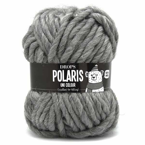 Пряжа DROPS Polaris Цвет.04 Medium grey/серый