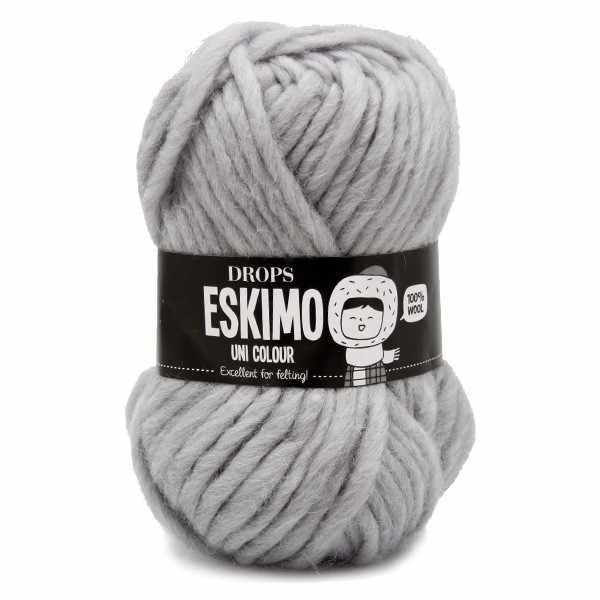 Пряжа DROPS Eskimo Цвет.52 Light blue/grey-Св.гол.бирюза