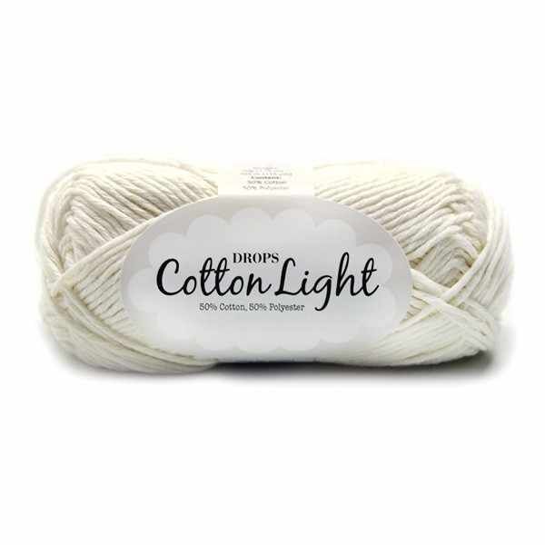 Пряжа DROPS Cotton Light Цвет.01