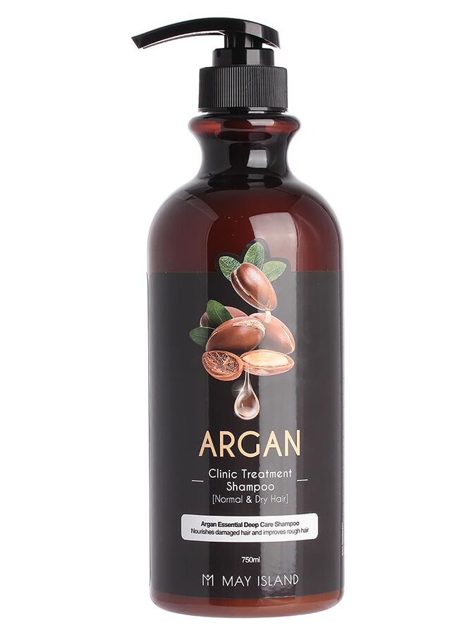 MAY ISLAND [MAYISLAND] Шампунь для волос с аргановым маслом argan clinic treatment shampoo 750мл.