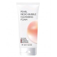 May Island Pearl Micro-Bubble Cleansing Foam - Нежнейшая кремовая пенка для умывания с жемчужным экстрактом 120мл