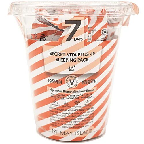 May Island 7 Days Secret Vita Plus -10 Sleeping Pack Ночная маска витаминизированная 12 шт