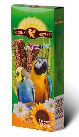 Верные друзья Палочки для попугаев с кунжутом 2 шт 150 г