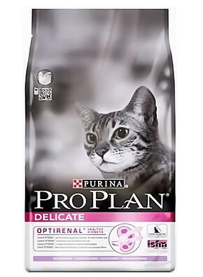 Pro Plan Delicate сухой корм для кошек с чувствительным пищеварением Индейка 10кг
