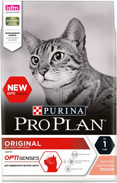 Pro Plan Adult Cat сухой корм для взрослых кошек Лосось 400гр