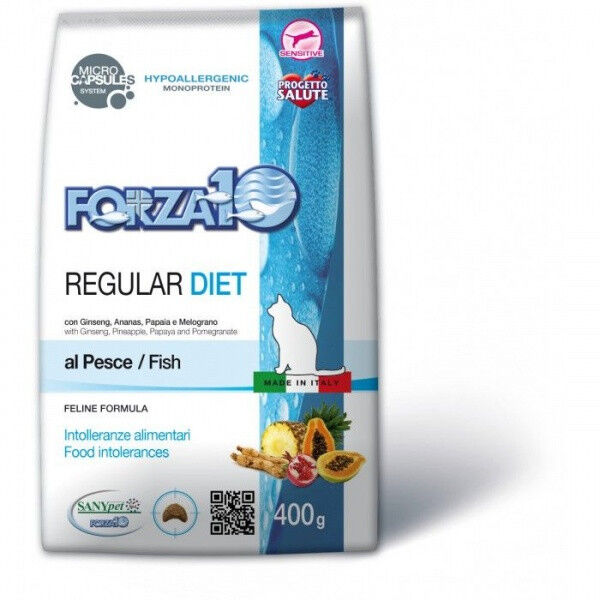 Forza10 Cat Regular Diet Pesce сухой корм для взрослых кошек Рыба 0,4кг