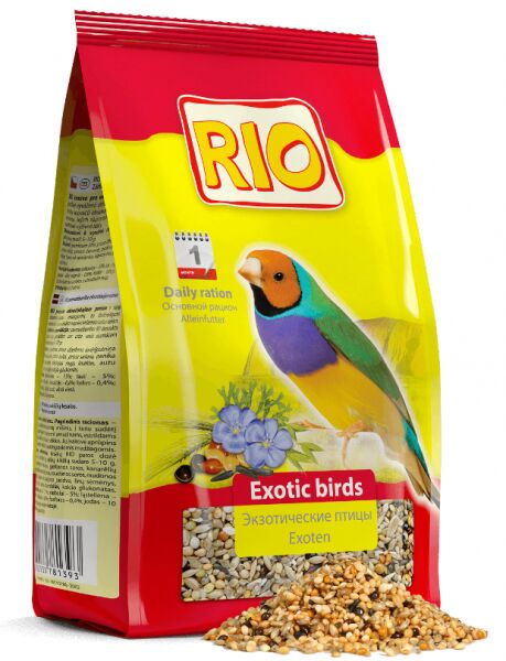 Рио Корм для экзотических птиц 1кг