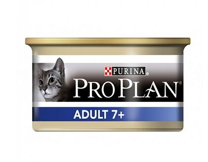 Pro Plan Adult 7+ Senior влажный корм для кошек старше 7 лет Тунец мусс 85гр