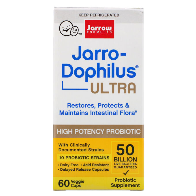 Jarrow Formulas, Jarro-Dophilus Ultra, 50 Billion , 60 Veggie Caps