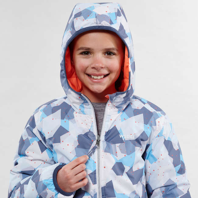 Weedze children's Ski Jacket warm Reverse 100 - Coral and Blue. Одежда фирмы Reverse warm. Superior be cool stay warm куртка детская.