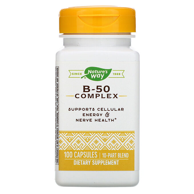 Nature&amp;#x27 - s Way, B-50 Complex, 100 Capsules