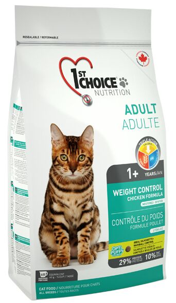 1`st Choice 1&#039;st Choice Weight Control сухой корм для стерилизованных кошек Контроль веса 5,44кг + ПОДАРОК АКЦИЯ!