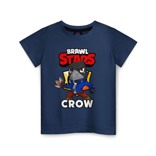 Детская футболка хлопок «BRAWL STARS CROW»
