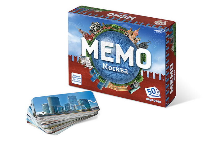 Настольная игра Нескучные игры Мемо Москва (50 карточек)59
