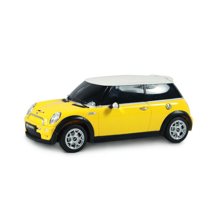 Машина р/у 1:18 Minicooper S, цвет жёлтый 27MHZ36