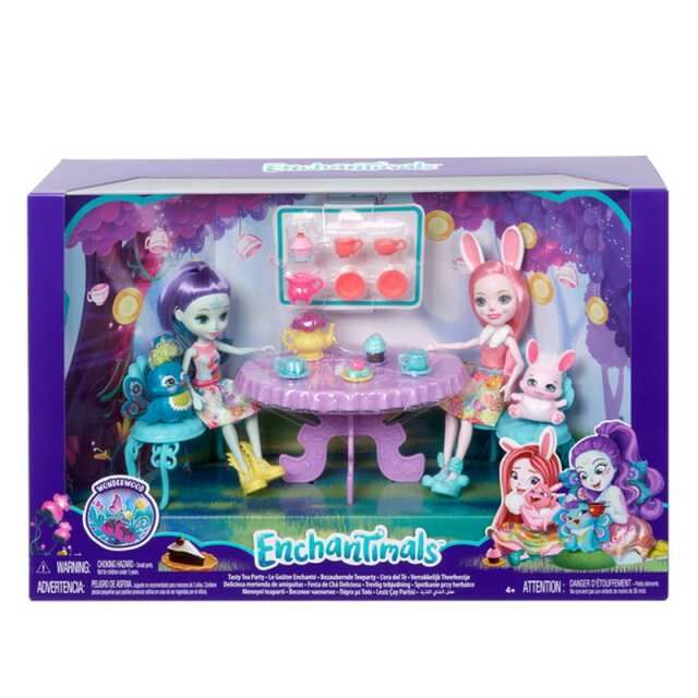 Игровой набор Mattel Enchantimals &quot;Чаепитие Пэттер Павлины и Бри Кроли&quot;