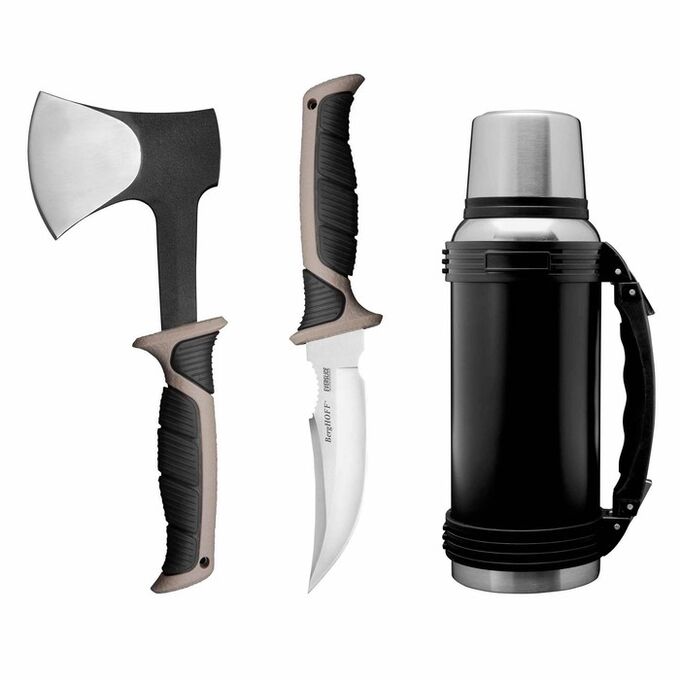 Набор походный Essentials, 3 предмета: топор, нож, термос