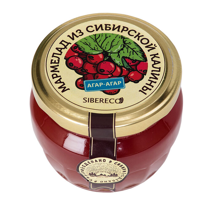 Мёд и конфитюр Мармелад из сибирской калины на агар-агаре 130г
